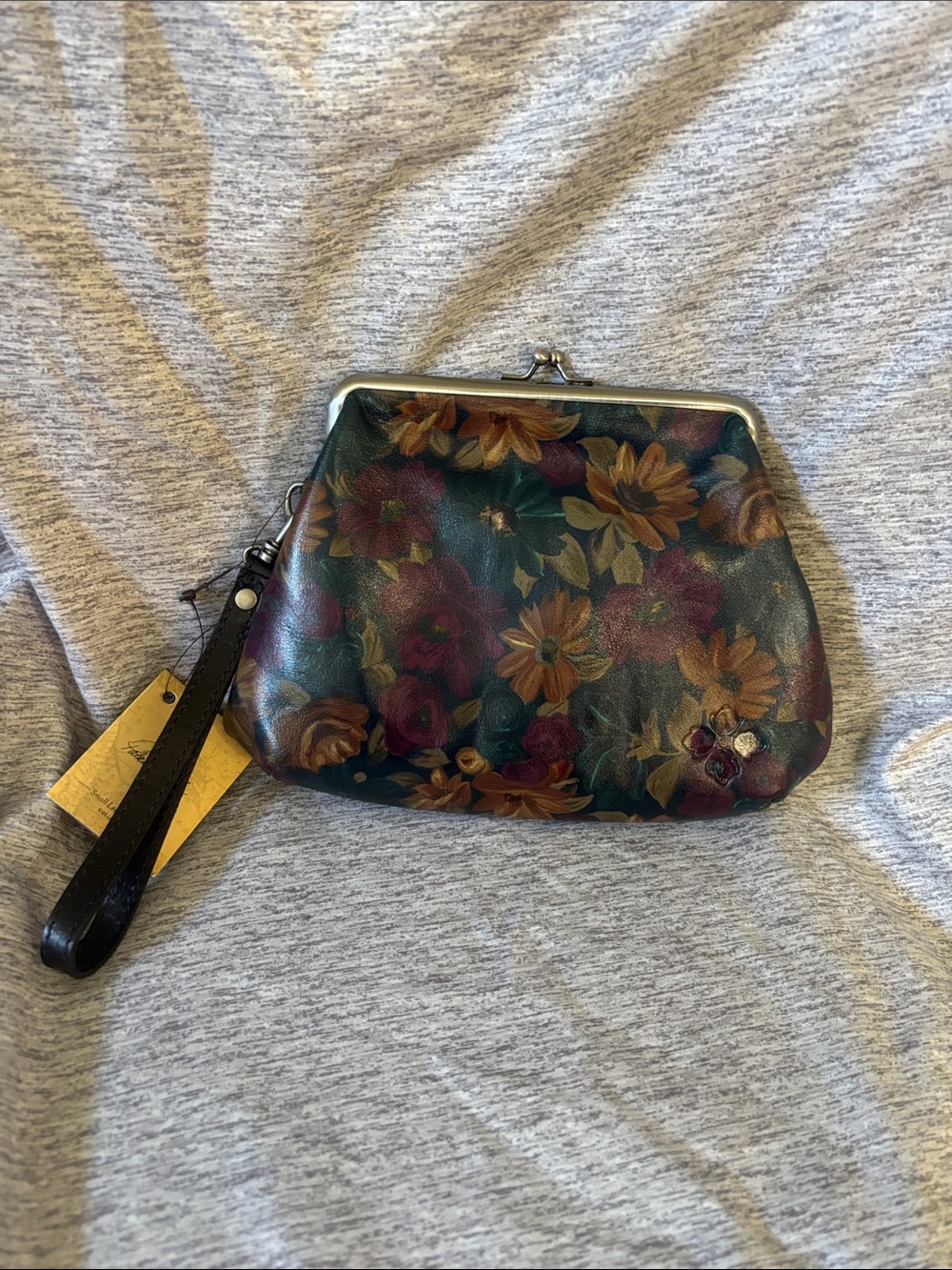 Patricia Nash Savena Wristlet in Peruvian Painting